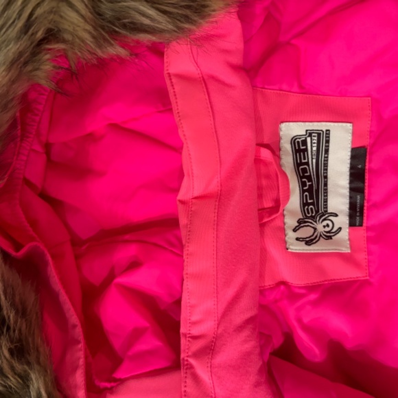 Girls Spyder brand ski jacket size 4 - Picture 2 of 5